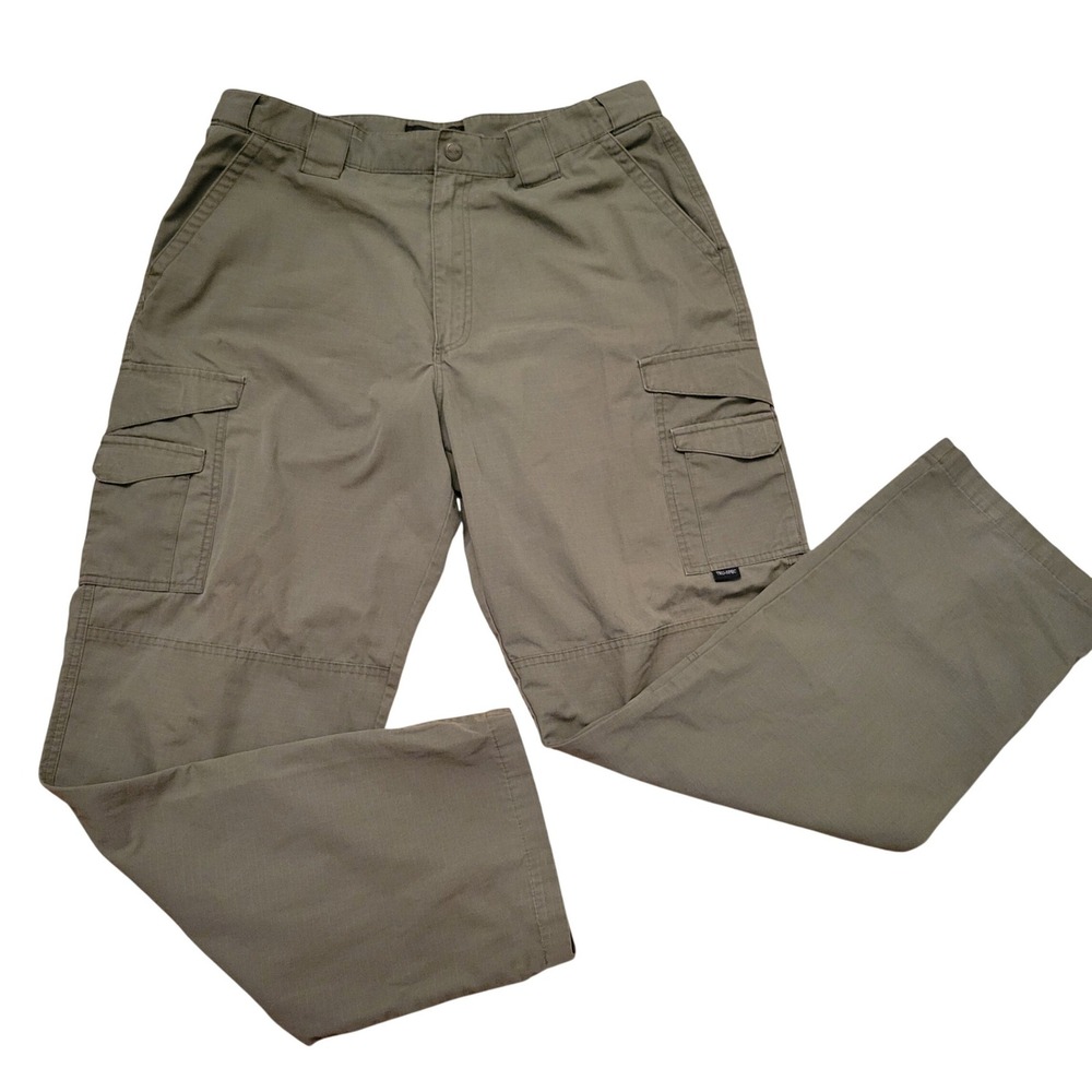 Tru-Spec 38x34 Cargo Pants Green Ripstop Tactical Military Combat Work Gorpcore